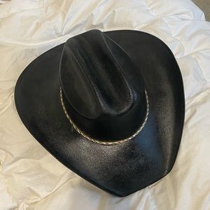 NEW - BLACK COWBOY HAT